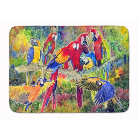 Carolines Treasures Parrot Machine Washable Memory Foam Mat 8600RUG